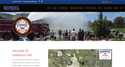 Desktop Screenshot of fairmountfire.org