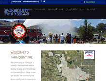 Tablet Screenshot of fairmountfire.org